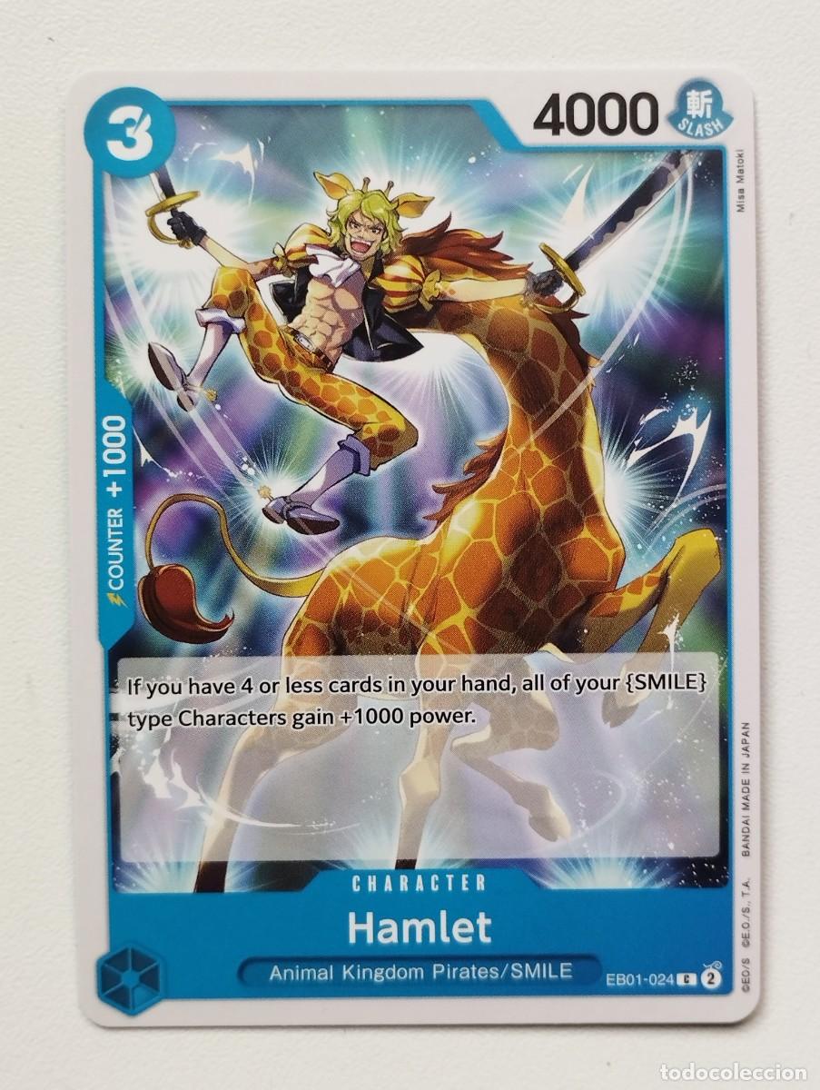 Trading cards: CROMO TRADING CARD ONE PIECE BANDAI - Hamlet (EB01-024)