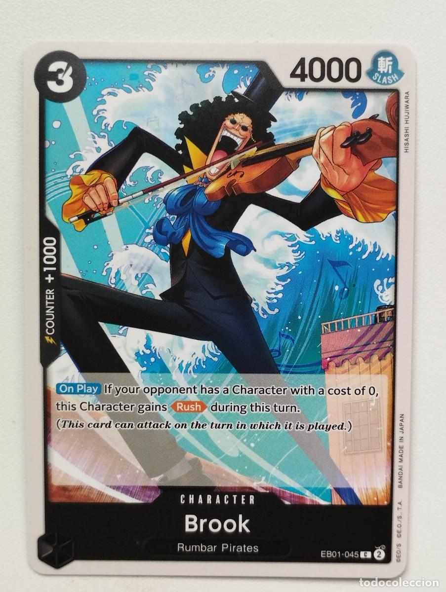 Trading cards: CROMO TRADING CARD ONE PIECE BANDAI - Brook (EB01-045)