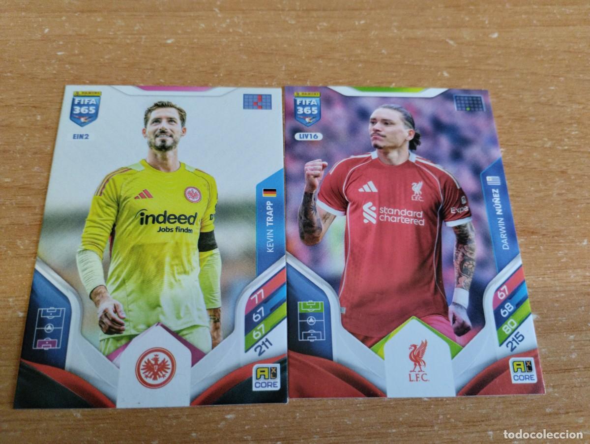 Trading cards: Lote 2 cartas FIFA 365 de Panini