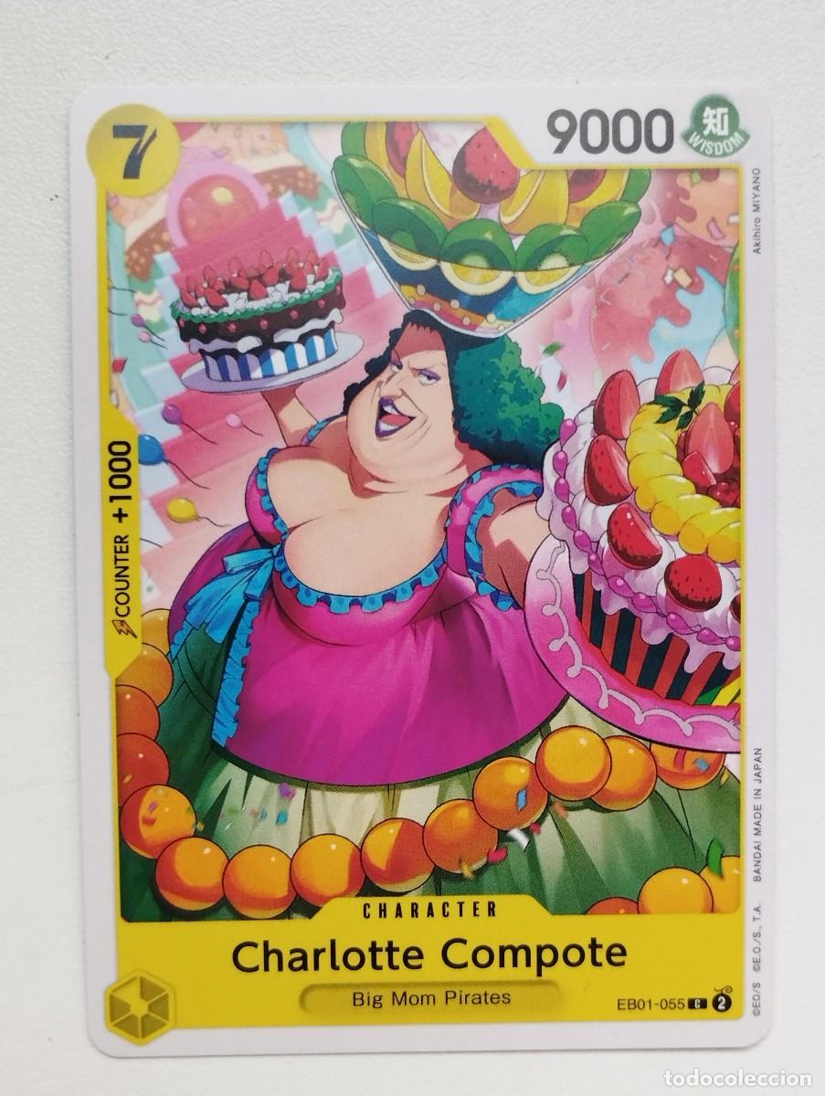 Trading cards: CROMO TRADING CARD ONE PIECE BANDAI - Charlotte Compote (EB01-055)