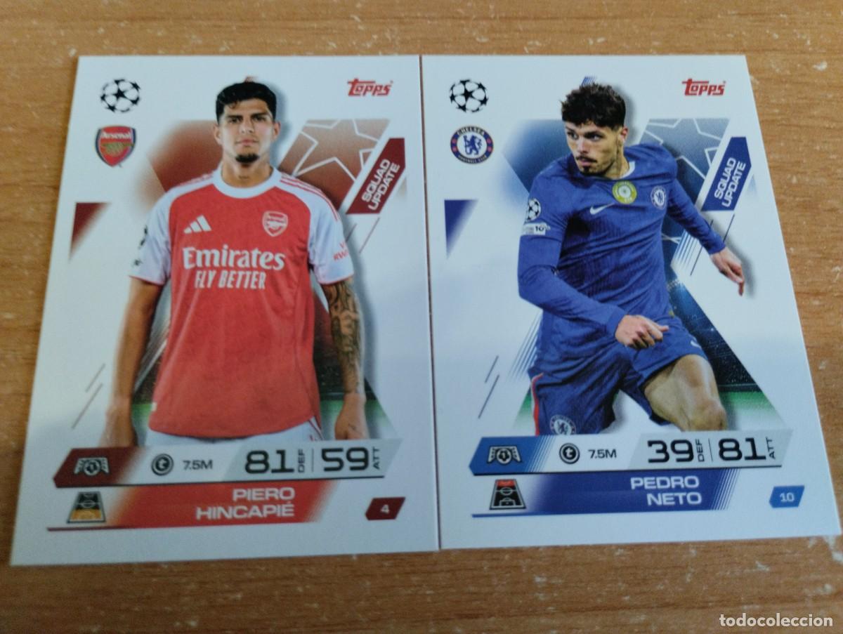 Trading cards: Lote 2 cartas Topps Match Attax
