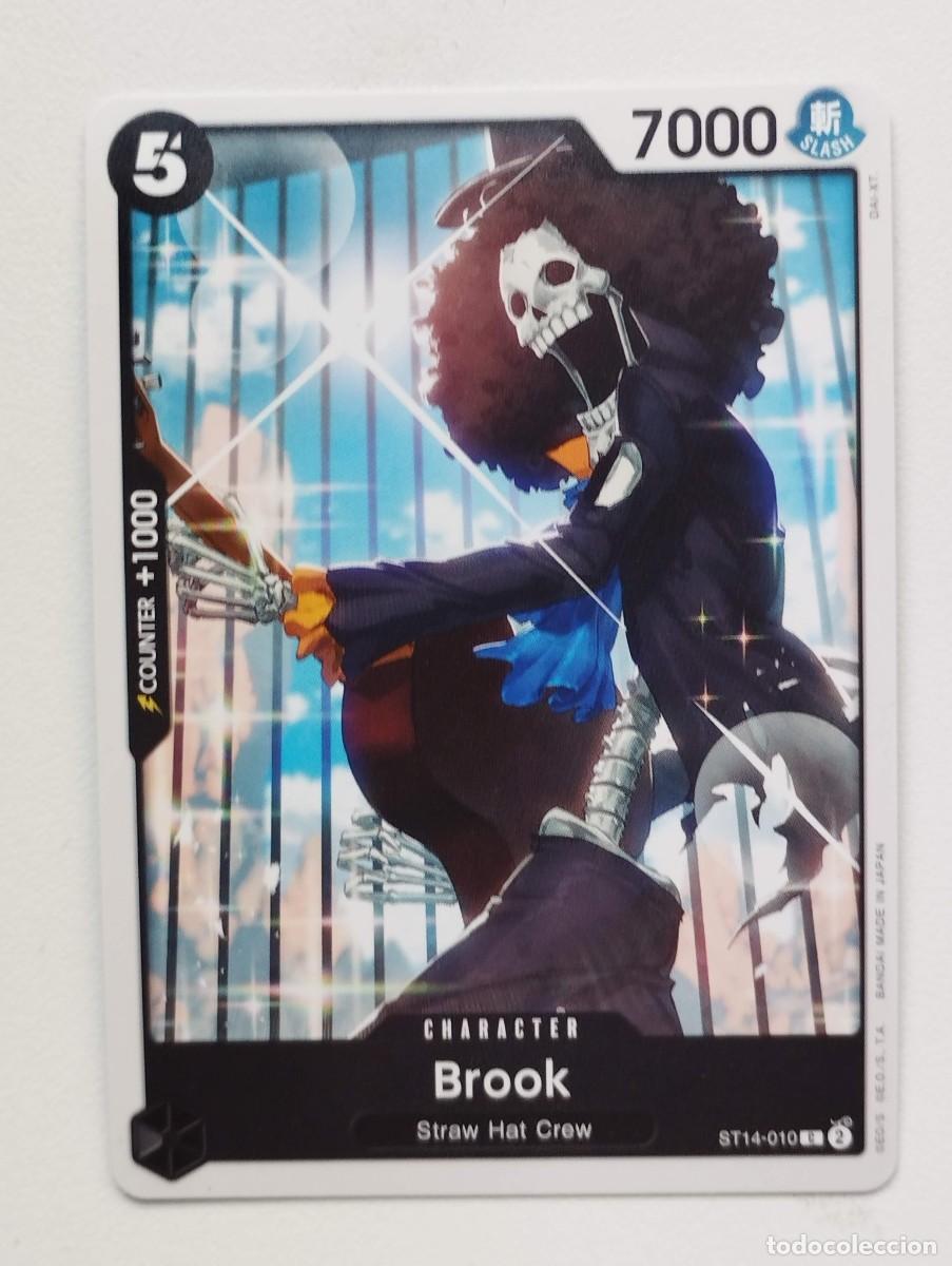 Trading cards: CROMO TRADING CARD ONE PIECE BANDAI - Brook (ST14-010)