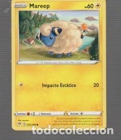 Trading cards: CROMO DE POK&Eacute;MON DE B&Aacute;SICO MAREEP PS 60 N&ordm; 179 DEL A&Ntilde;O 2020