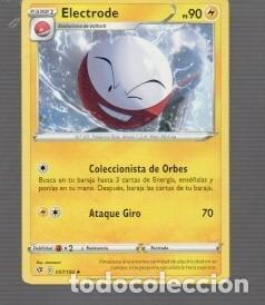Trading cards: CROMO DE POK&Eacute;MON DE B&Aacute;SICO ELECTRODE PS 90 N&ordm; 101 DEL A&Ntilde;O 2020