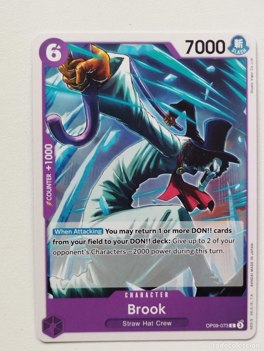 Trading cards: CROMO TRADING CARD ONE PIECE BANDAI - Brook (OP09-073)