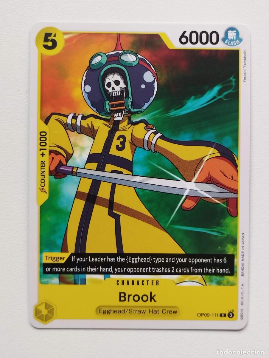 Trading cards: CROMO TRADING CARD ONE PIECE BANDAI - Brook (OP09-111)