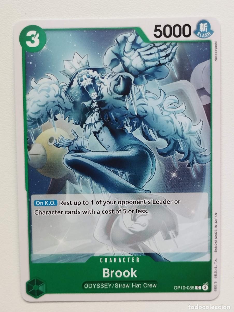 Trading cards: CROMO TRADING CARD ONE PIECE BANDAI - Brook (OP10-035)
