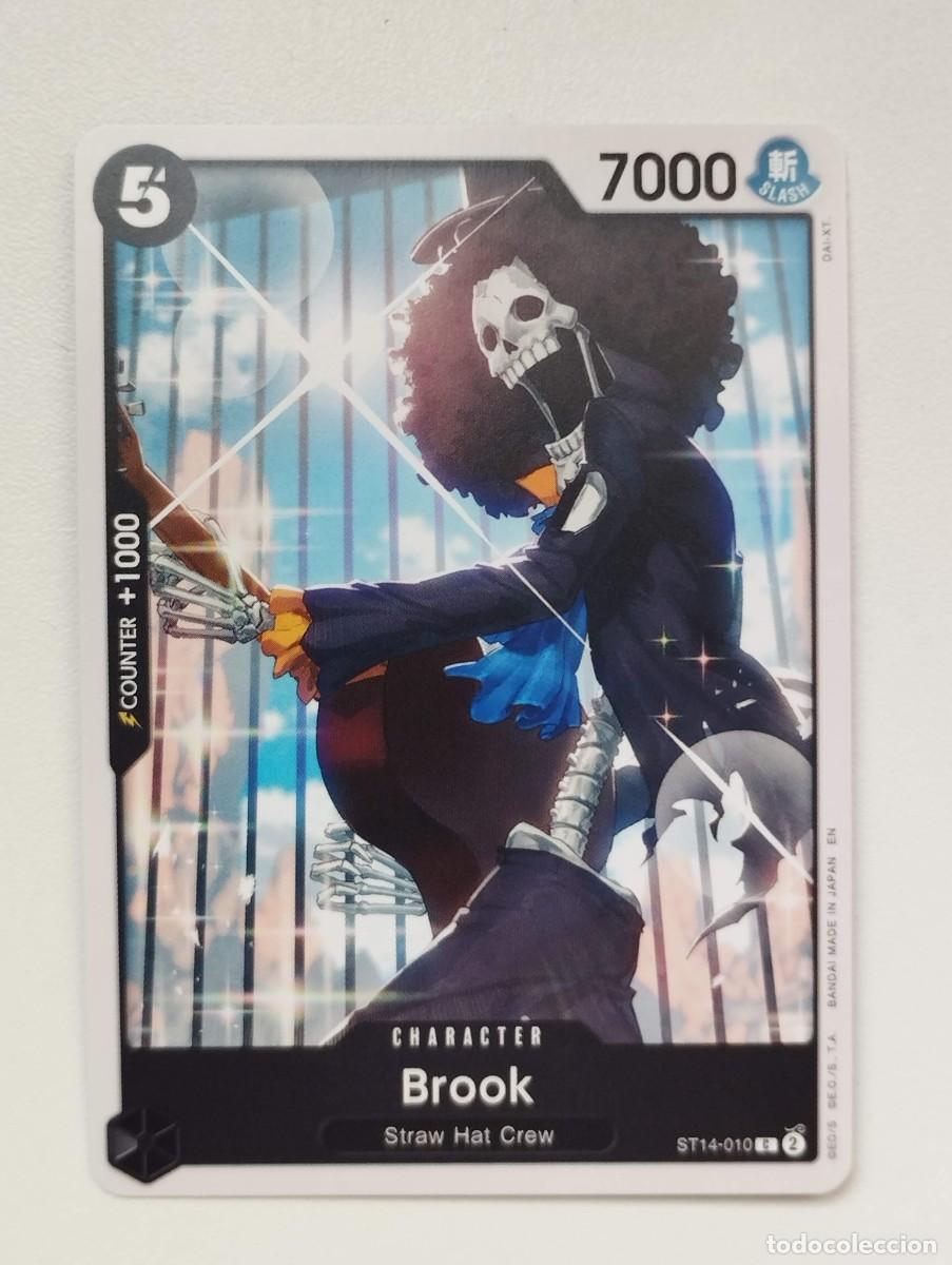 Trading cards: CROMO TRADING CARD ONE PIECE BANDAI - Brook (ST14-010)