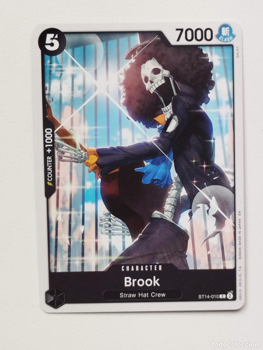 Trading cards: CROMO TRADING CARD ONE PIECE BANDAI - Brook (ST14-010) (V.1)