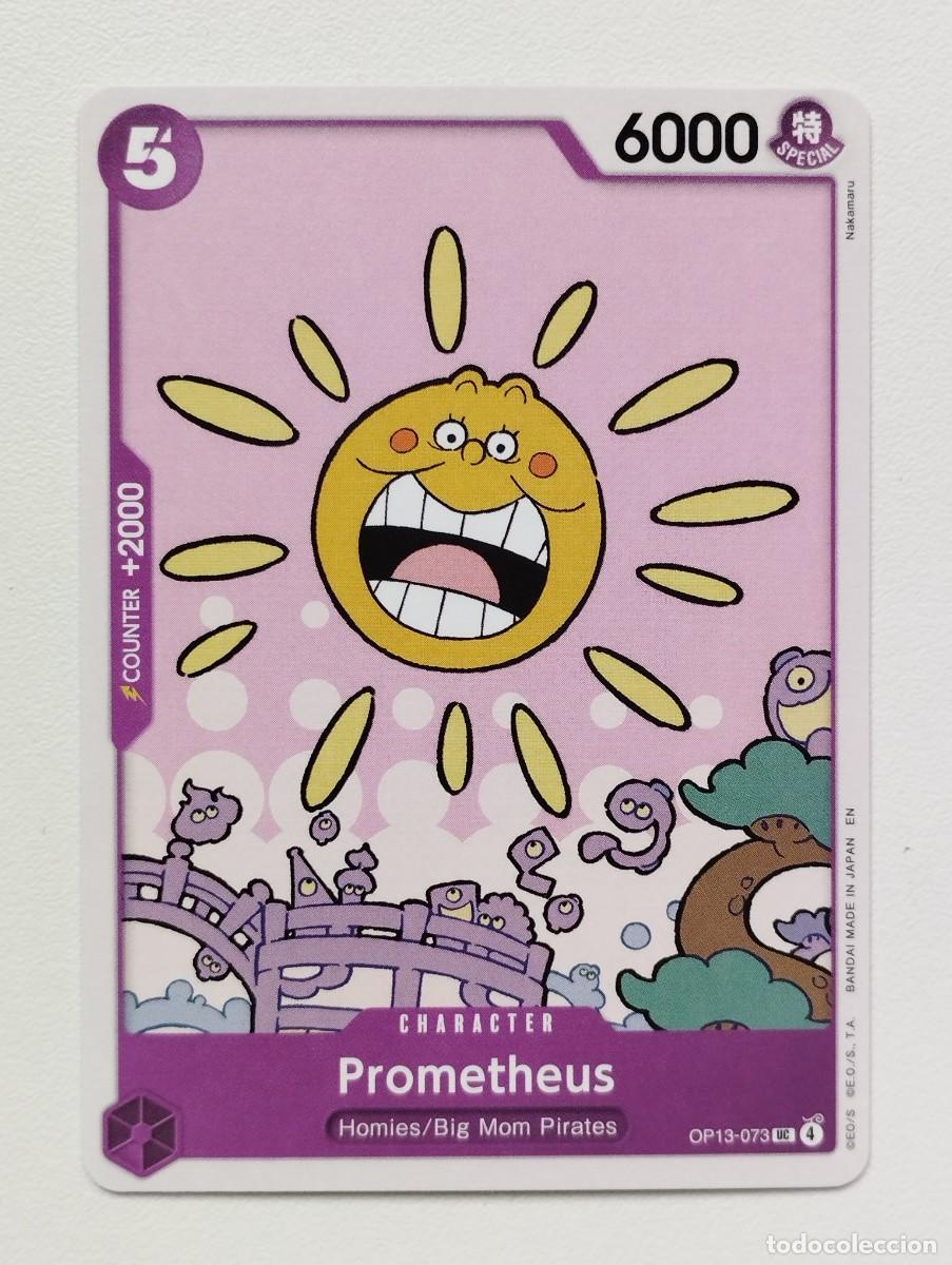 Trading cards: CROMO TRADING CARD ONE PIECE BANDAI - Prometheus (OP13-073) UC