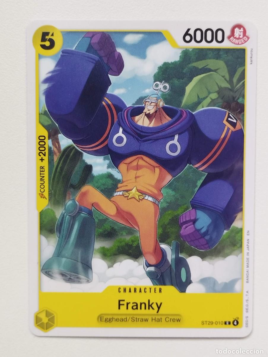 Trading cards: CROMO TRADING CARD ONE PIECE BANDAI - Franky (ST29-010) (V.1)