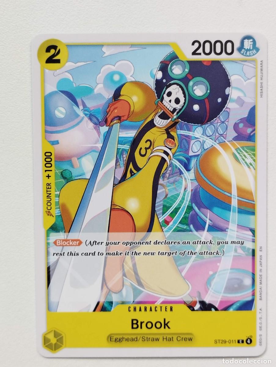 Trading cards: CROMO TRADING CARD ONE PIECE BANDAI - Brook (ST29-011) (V.1)
