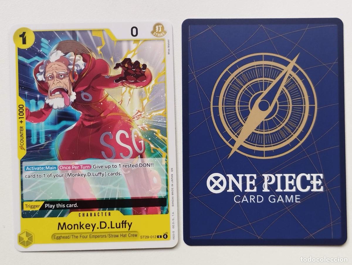 Trading cards: CROMO TRADING CARD ONE PIECE BANDAI - Monkey.D.Luffy (ST29-012) (V.1)