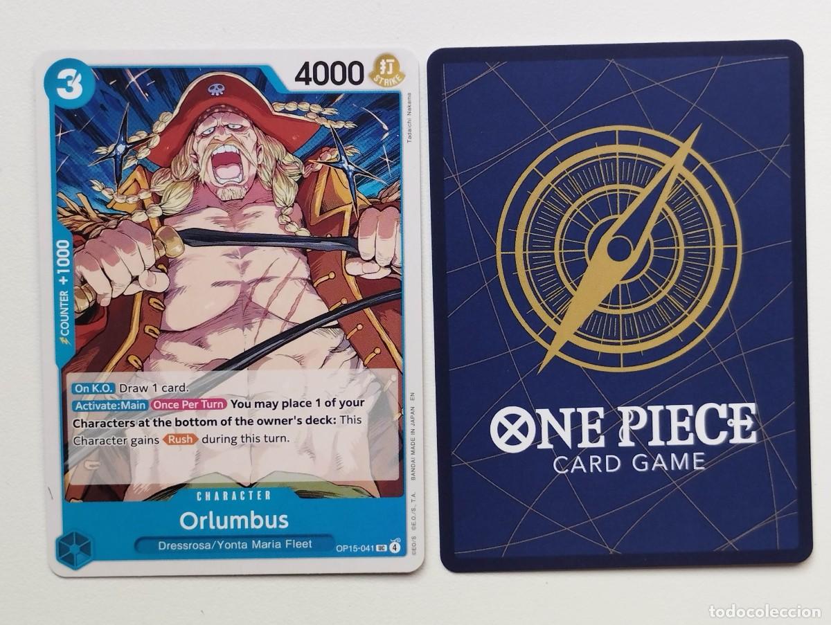 Trading cards: CROMO TRADING CARD ONE PIECE BANDAI - Orlumbus (OP15-041) UC