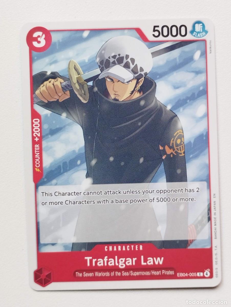 Trading cards: CROMO TRADING CARD ONE PIECE BANDAI - Trafalgar Law (EB04-005)