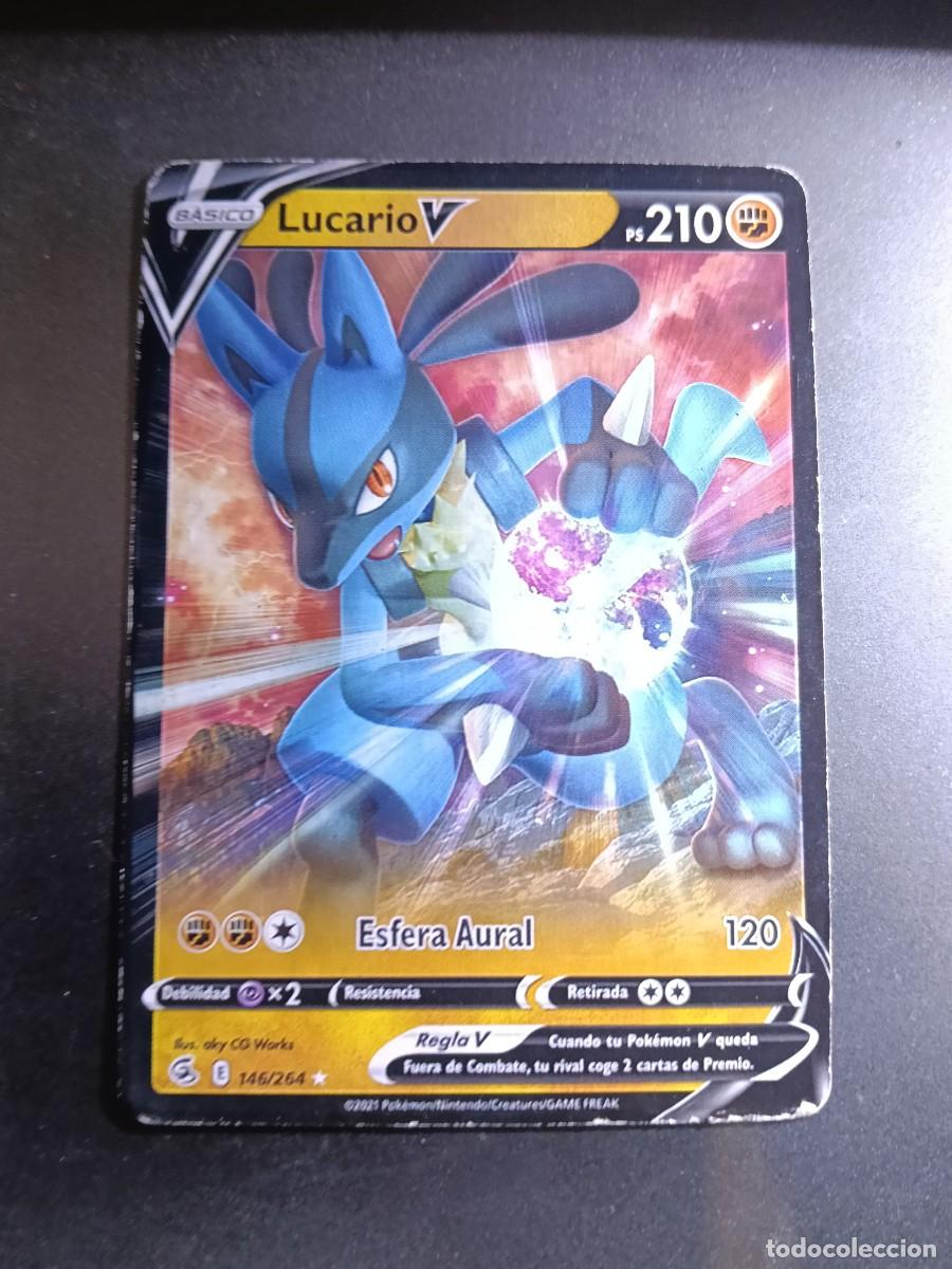 Trading cards: CROMO CARTA LUCARIO V 146/264 ESFERA AURAL POKEMON 2021