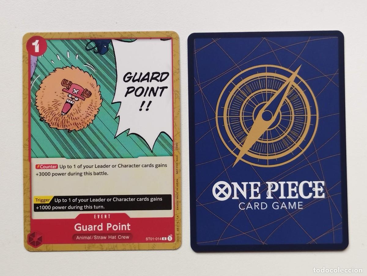 Trading cards: CROMO TRADING CARD ONE PIECE BANDAI - Guard Point (ST01-014) DEMO