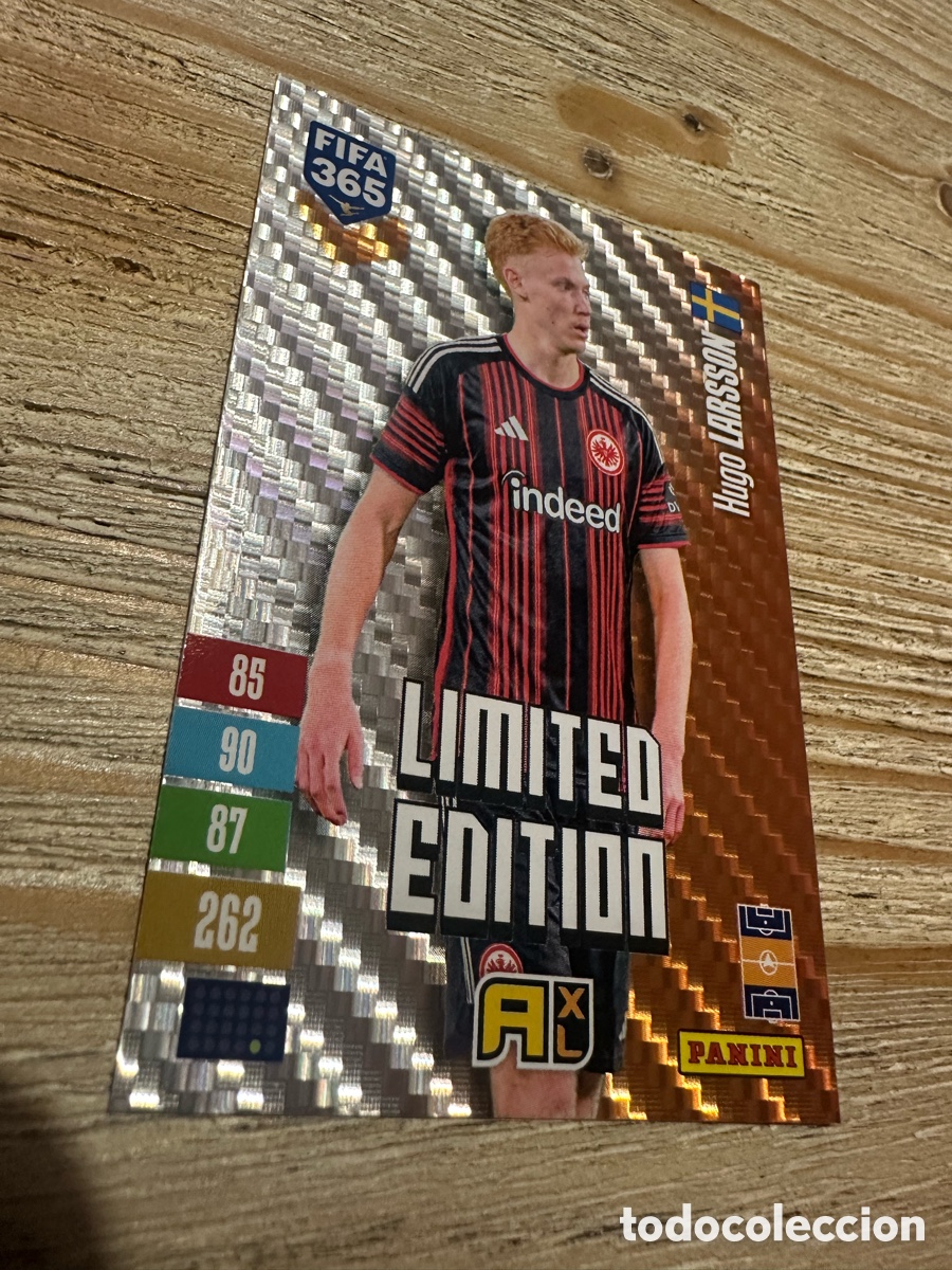 Trading cards: HUGO LARSSON EINTRACHT FRANKFURT LIMITED EDITION FIFA 365 2027 PANINI ADRENALYN XL