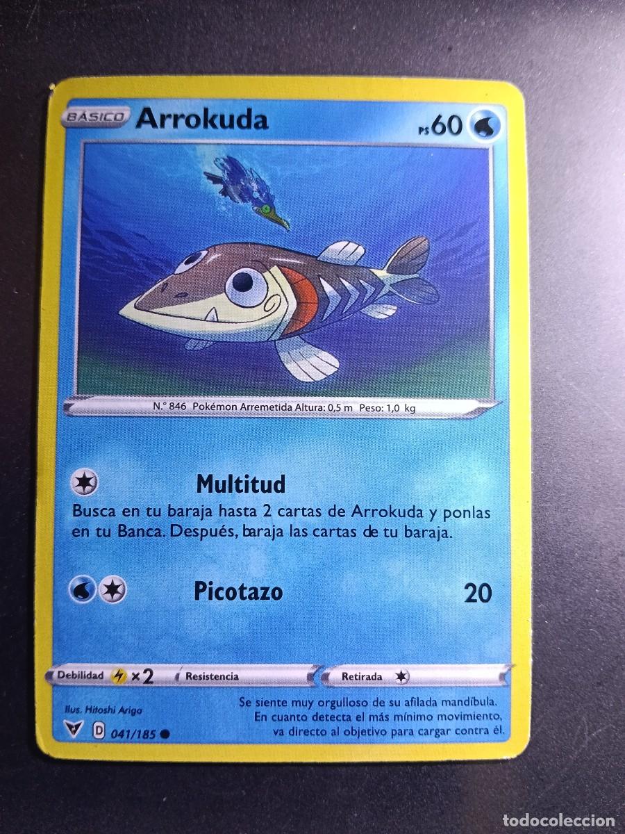 Trading cards: CROMO CARTA ARROKUDA 41/185 MULTITUD PICOTAZO N&ordm;846 POKEMON