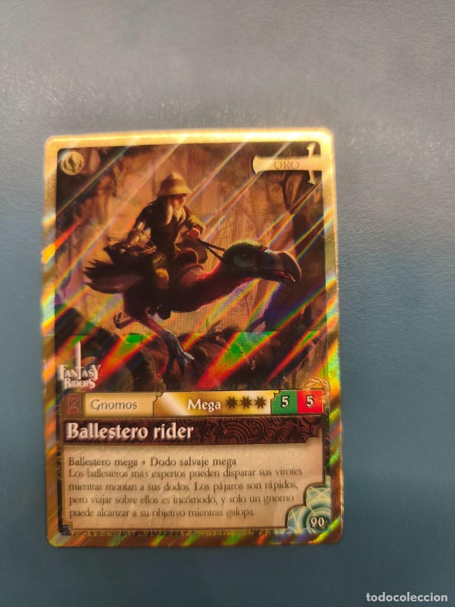 Sammelkarten: Fantasy Riders la invasi&oacute;n de los gigantes N&ordm;90 Ballestero rider mega