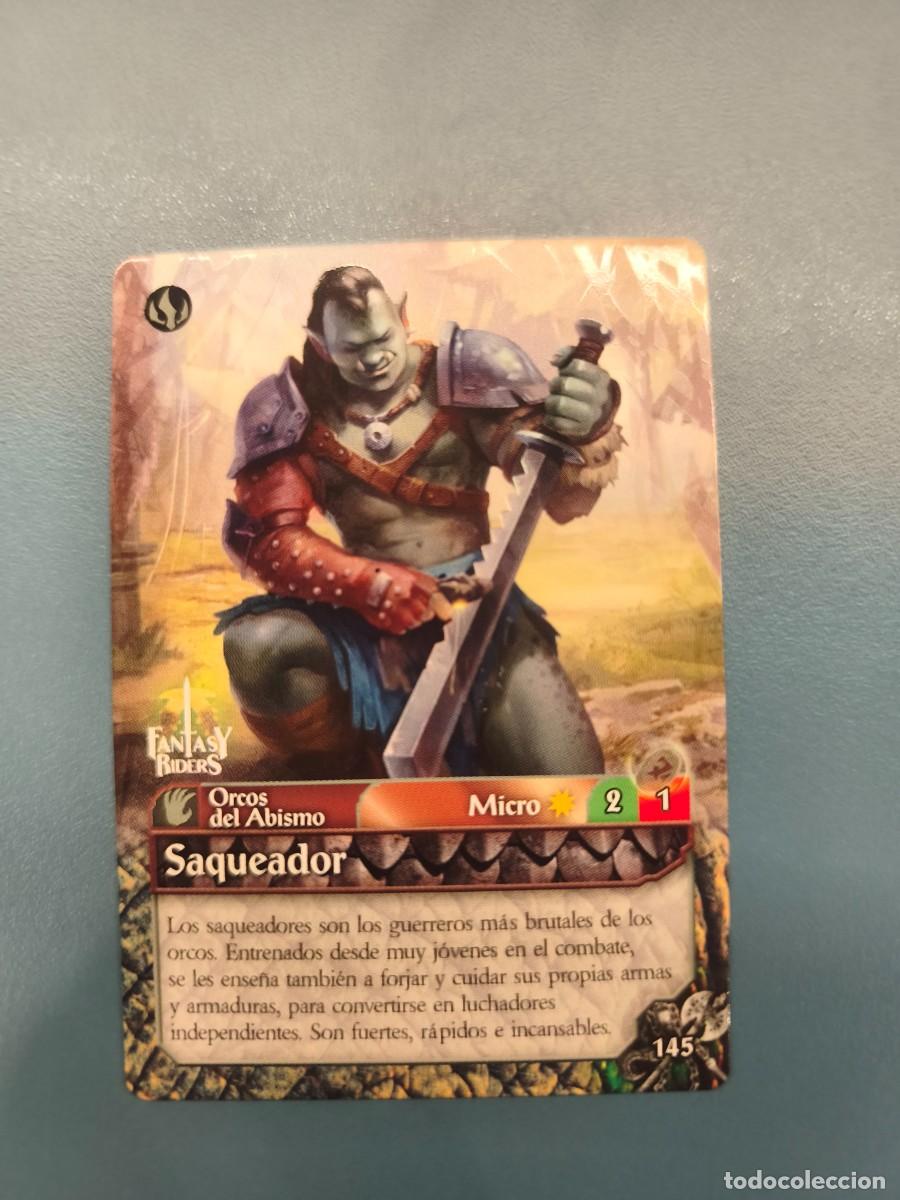 Sammelkarten: Fantasy Riders la invasi&oacute;n de los gigantes N&ordm;145 Saqueador micro