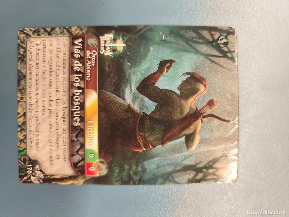 Sammelkarten: Fantasy Riders la invasi&oacute;n de los gigantes N&ordm;176 V&iacute;as de los bosques
