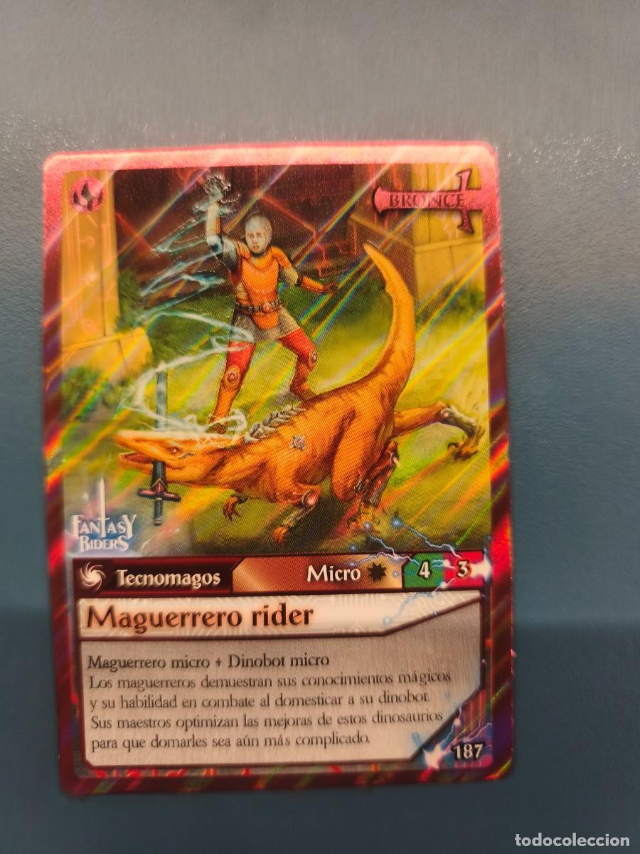 Trading Cards: Fantasy Riders la invasi&oacute;n de los gigantes N&ordm;187 Maguerrero rider micro