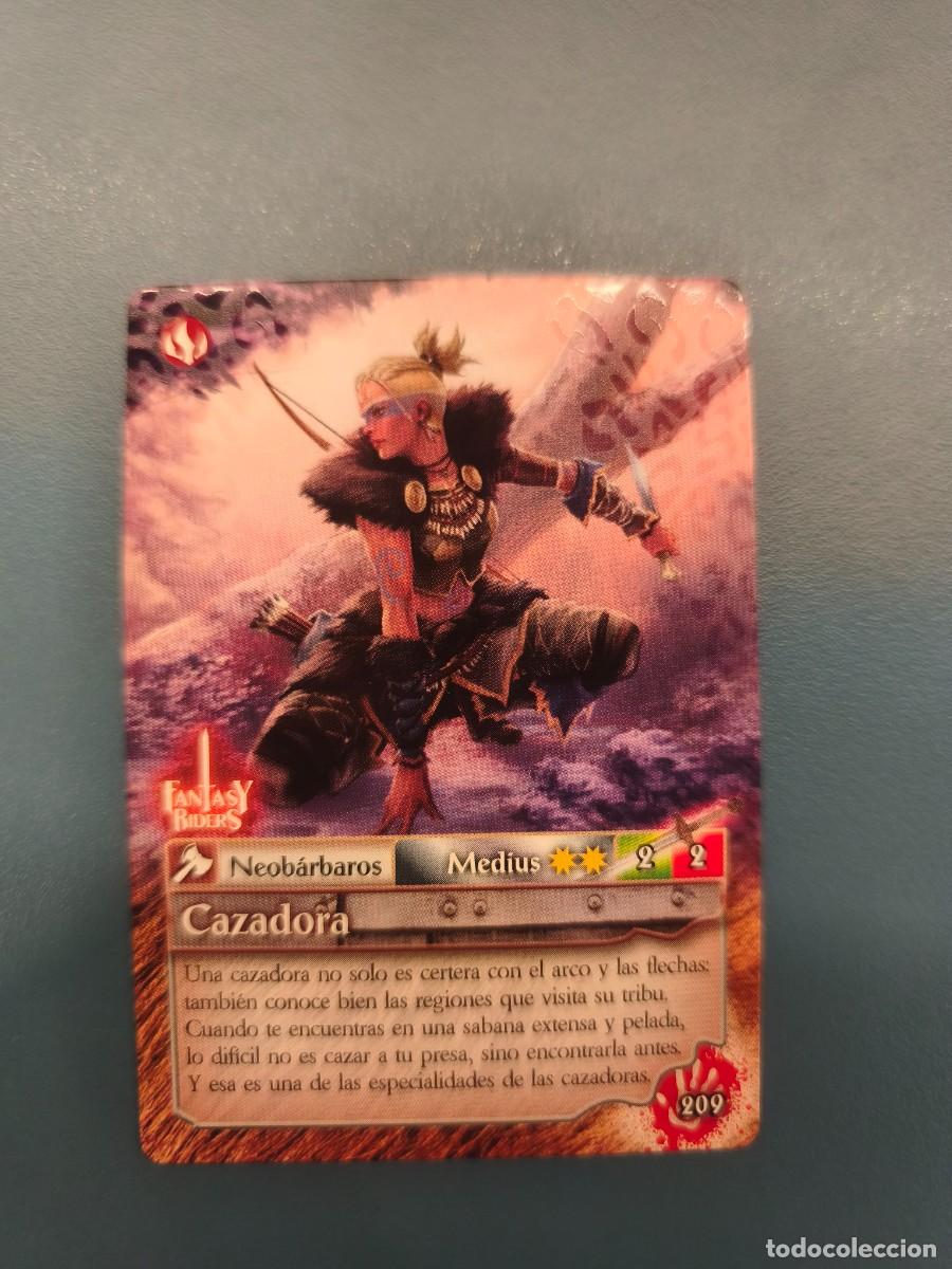 Trading Cards: Fantasy Riders la invasi&oacute;n de los gigantes N&ordm;209 Cazadora medius
