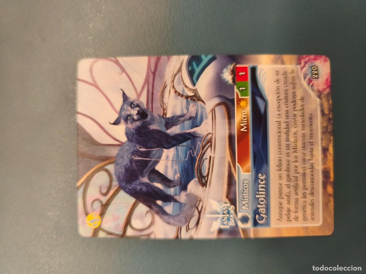 Trading Cards: Fantasy Riders la invasi&oacute;n de los gigantes N&ordm;220 Gatolince micro