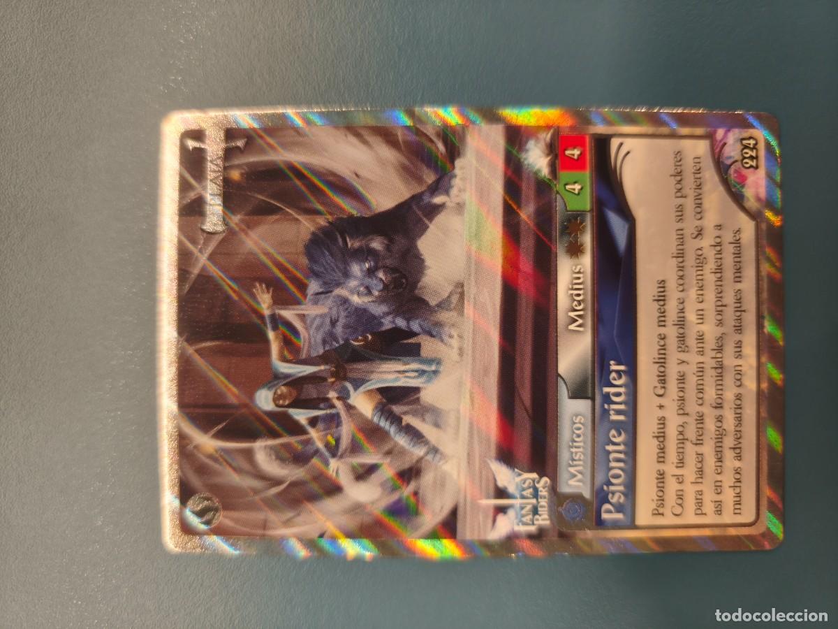 Trading Cards: Fantasy Riders la invasi&oacute;n de los gigantes N&ordm;224 Psionte rider medius