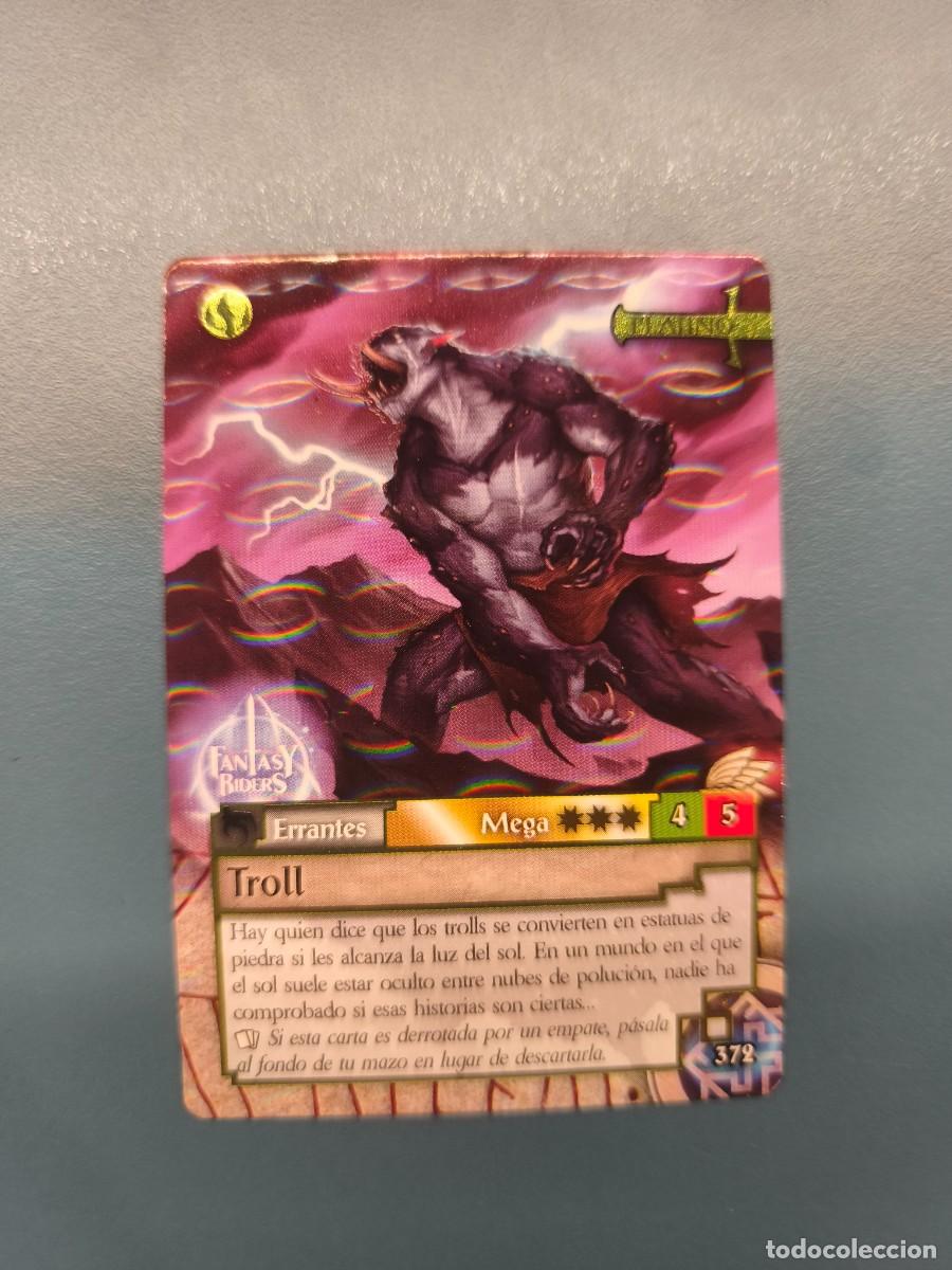 Trading cards: Fantasy Riders la invasi&oacute;n de los gigantes N&ordm;372 Troll mega