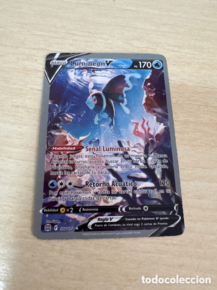 Trading cards: Carta Pok&eacute;mon Lumineon V Alt Art (156/172) - Astra Radiante 2022