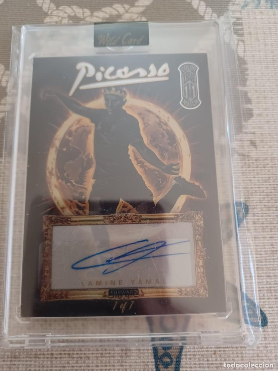 Trading cards: Wild Card Lamine Yamal 1 of 1 con Corona y firmada