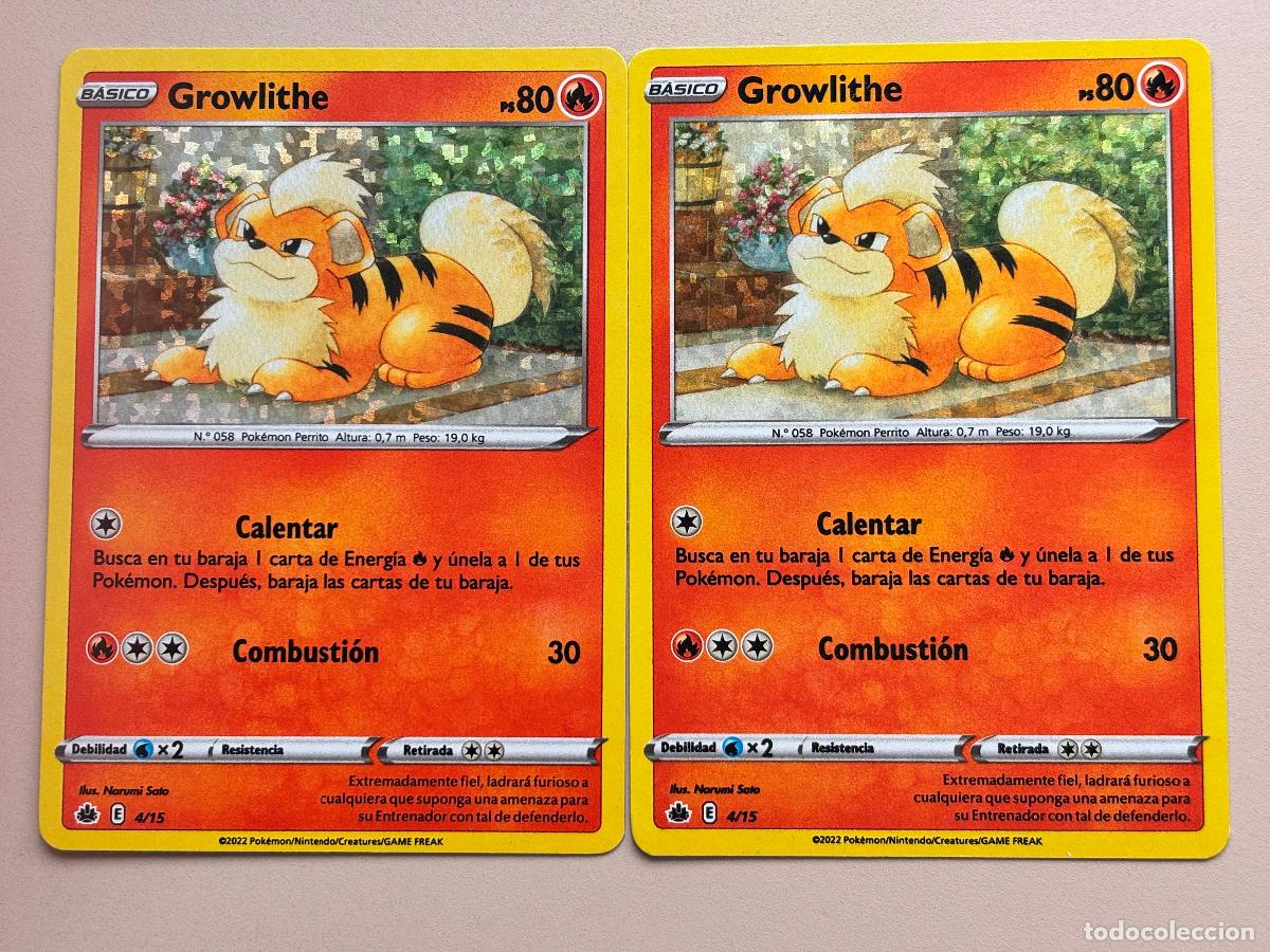 Trading cards: POKEMON TCG - GROWLITHE x 2 ( McDONALD'S MATCH BATTLE 2022 ) # 004