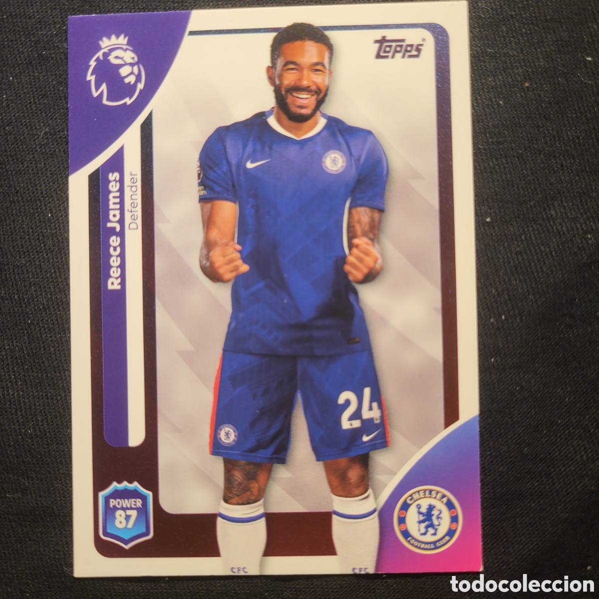 Trading cards: 95 Reece James / Topps Flagship Premier League 2025