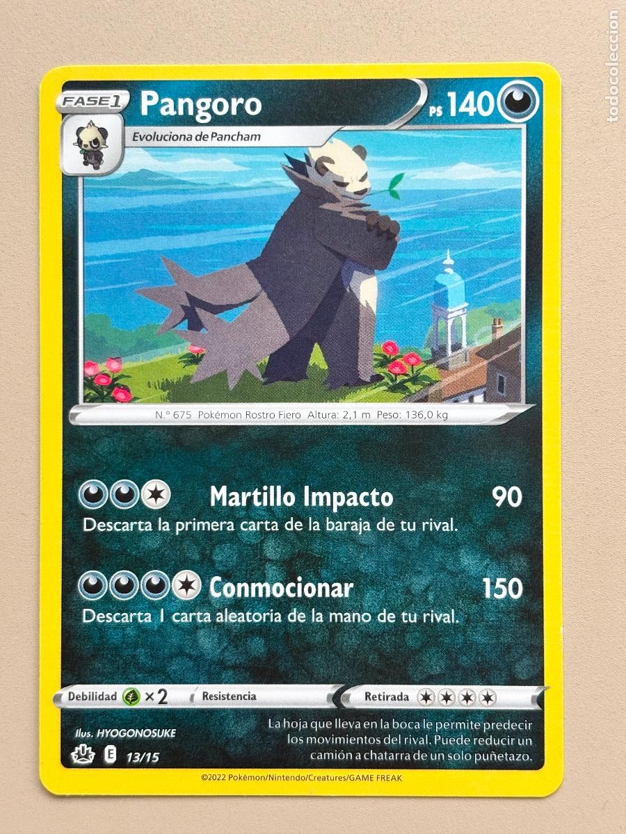 Trading cards: POKEMON TCG - PANGORO ( McDONALD'S DRAGON MATCH BATTLE 2022 ) # 013
