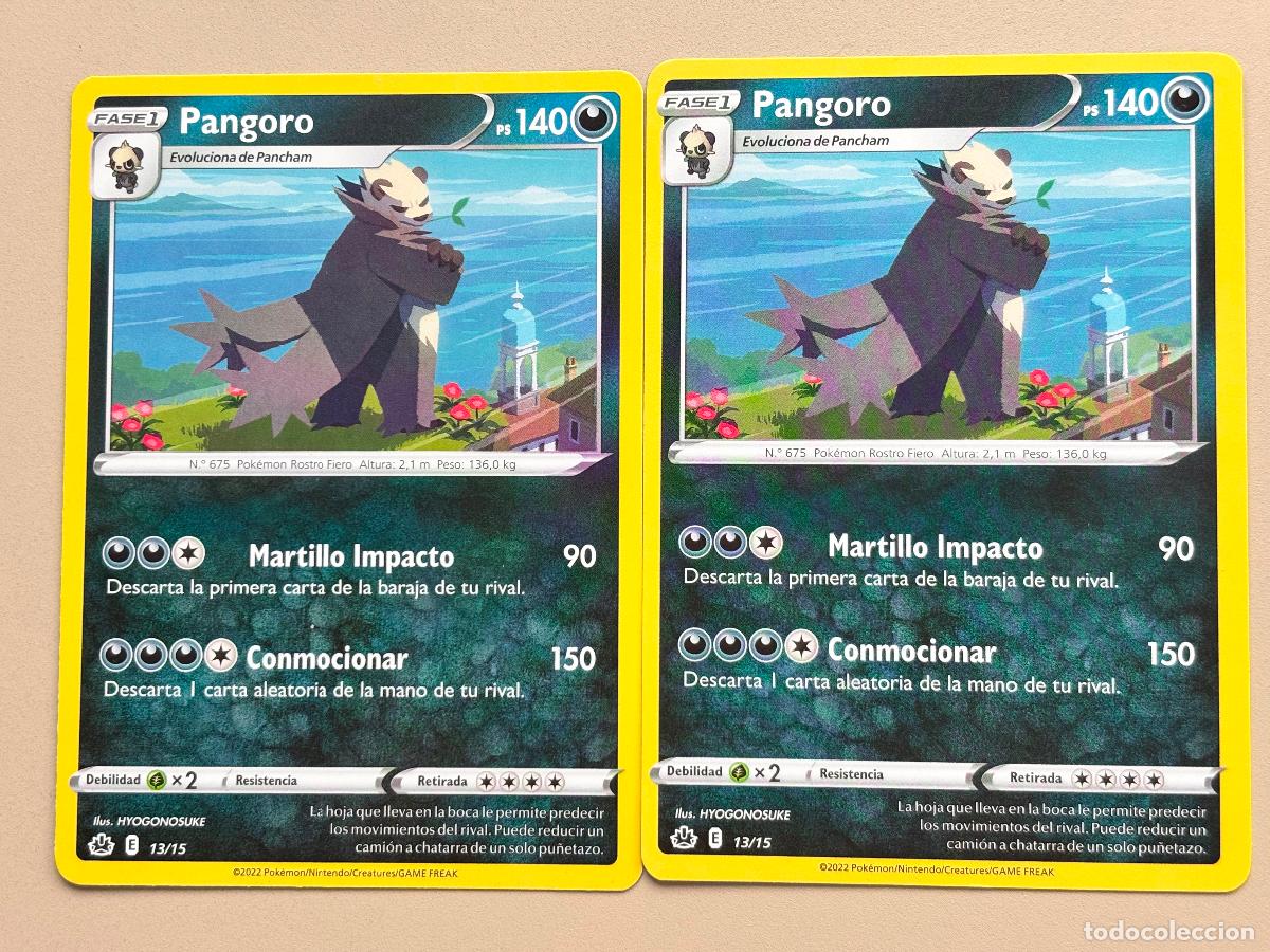 Trading cards: POKEMON TCG - PANGORO x 2 ( McDONALD'S DRAGON MATCH BATTLE 2022 ) # 013