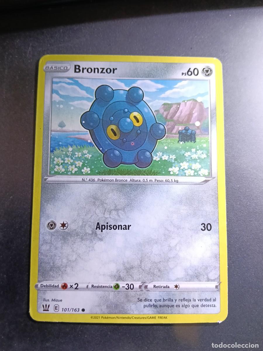 Trading cards: CROMO CARTA BRONZOR 101/163 APISONAR N&ordm;436 POKEMON 2021