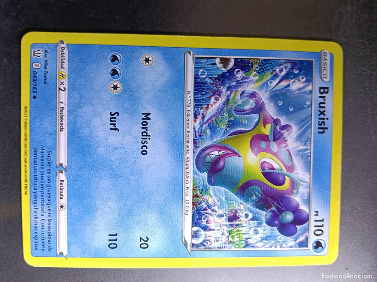 Trading cards: CROMO CARTA BRUXISH 43/163 MORDISCO SURF N&ordm;779 POKEMON 2021