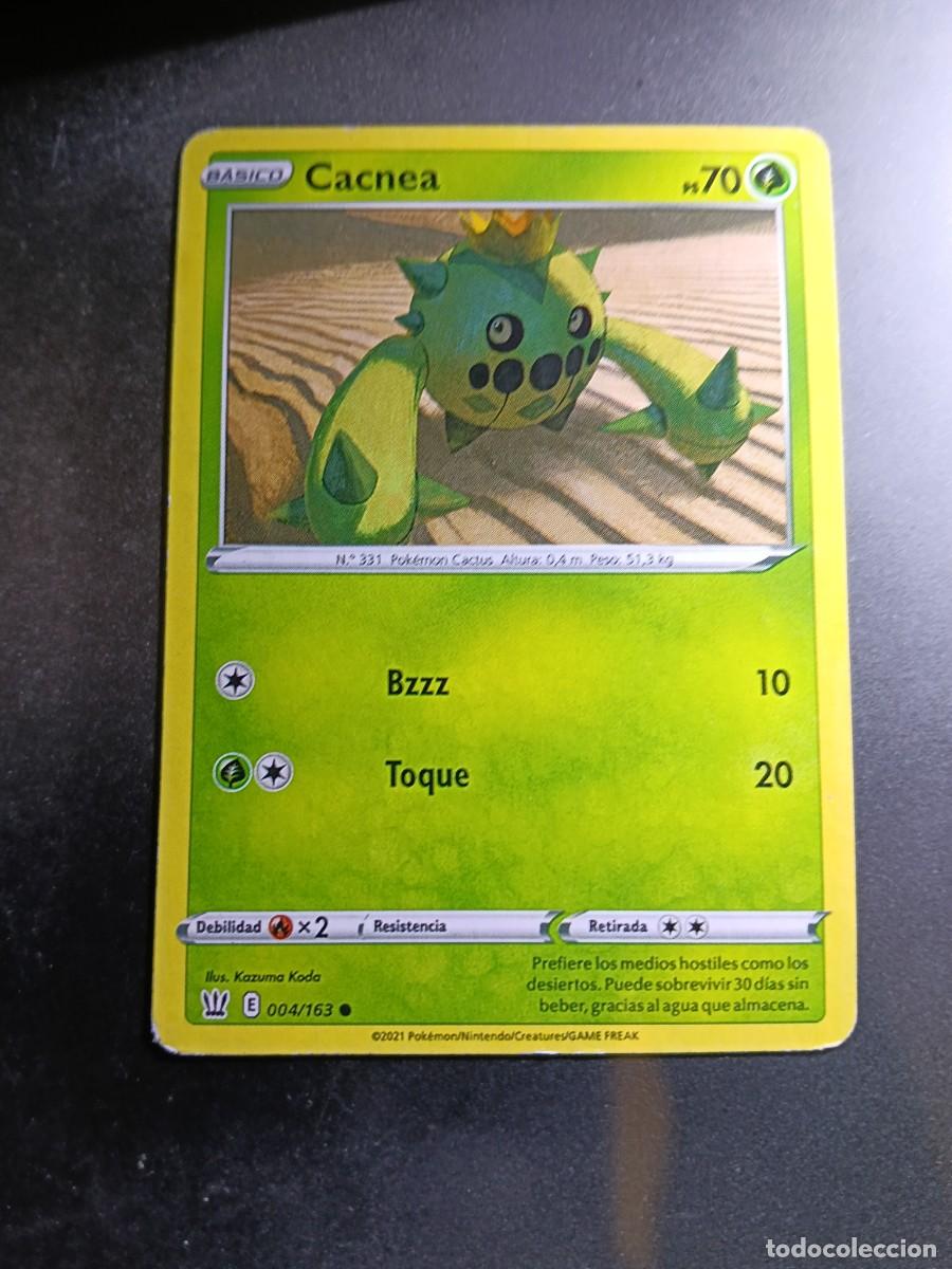 Trading cards: CROMO CARTA CACNEA 4/163 BZZZ TOQUE N&ordm;331 POKEMON 2021