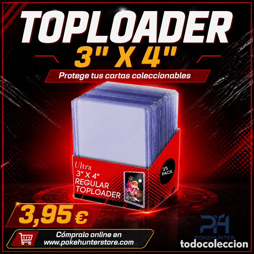 Trading cards: TopLoader Ultra Pro Fundas para Cartas 25 unidades