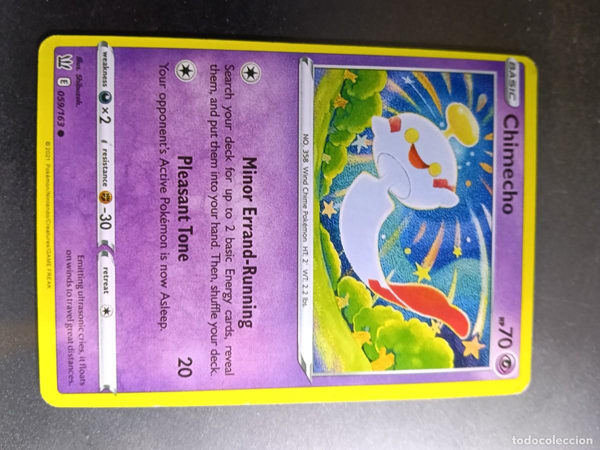 Trading cards: CROMO CHIMECHO 59/163 MINOR ERRAND RUNNING PLEASANT TONE N&ordm;358 POKEMON 2021