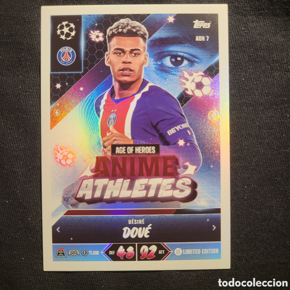 Trading cards: AOH 7 Desire Doue Age of Heroes Anime Athletes [Limited Edition] / Match Attax UCC 2026