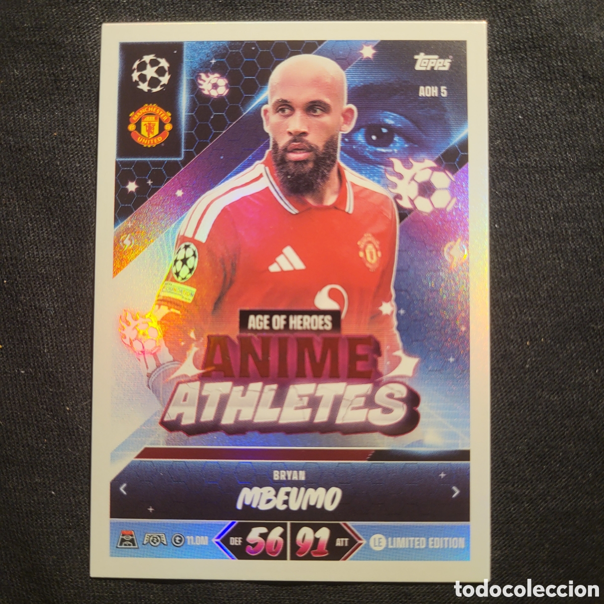 Trading cards: AOH 5 Bryan Mbeumo Age of Heroes Anime Athletes [Limited Edition] / Match Attax UCC 2026
