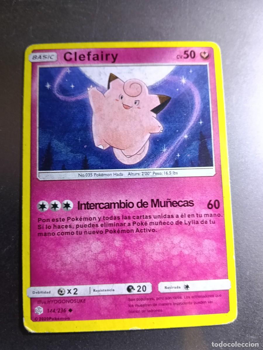 Trading Cards: CROMO CLEFAIRY 144/236 INTERCAMBIO DE MU&Ntilde;ECAS N&ordm;35 POKEMON
