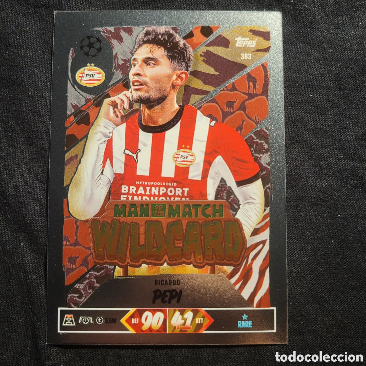 Trading cards: 383 Ricardo Pepi Man of The Match Wild Card [Rare] / Match Attax UCC 2026