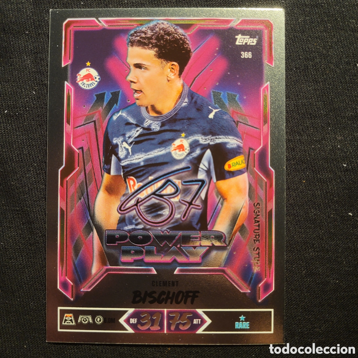Trading cards: 366 Clement Bischoff Power Play [Mirror, Rare] / Match Attax UCC 2026