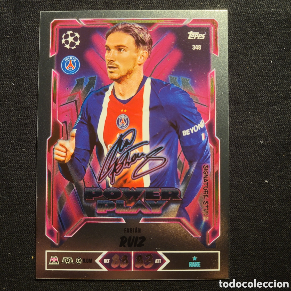 Trading cards: 348 Fabi&aacute;n Ruiz Power Play [Mirror, Rare] / Match Attax UCC 2026