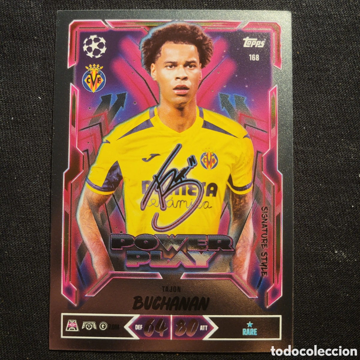 Trading cards: 168 Tajon Buchanan Power Play [Mirror, Rare] / Match Attax UCC 2026