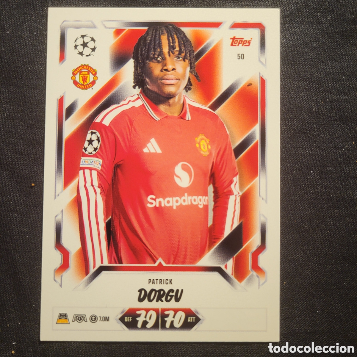 Trading cards: 50 Patrick Dorgu / Match Attax 2026